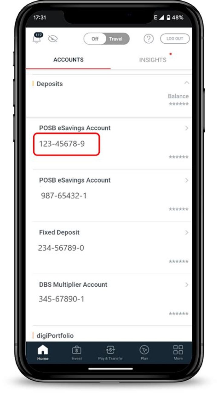 Can I Find address with bank account number?