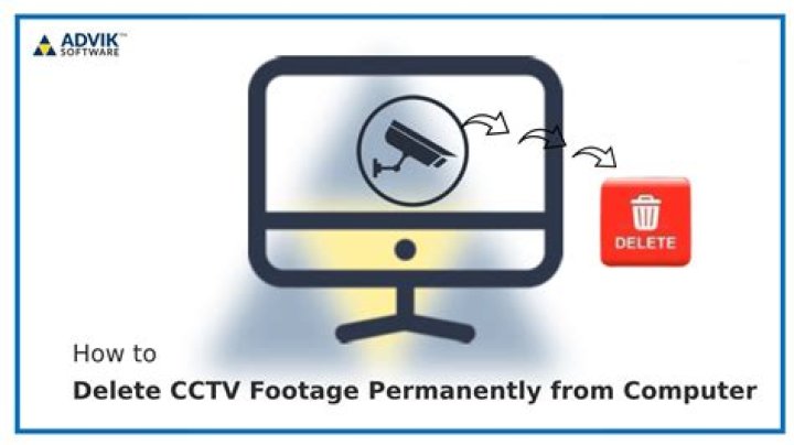 Do banks delete CCTV?