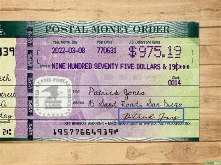 Does a money order have to have a purchaser signature?