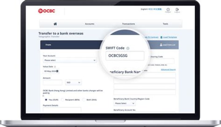 Does OCBC bank account number include branch code?