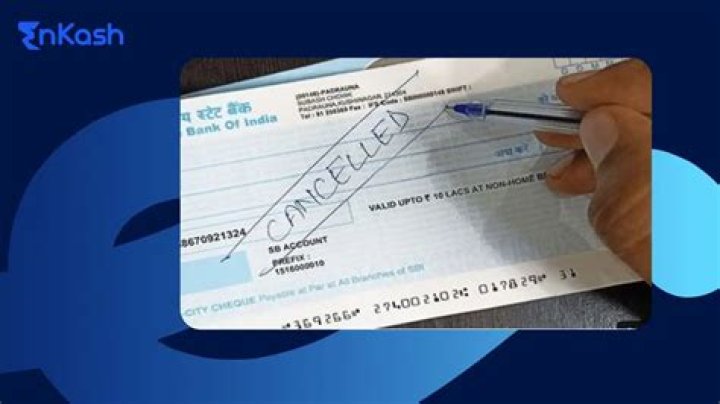 How a cheque is cleared?
