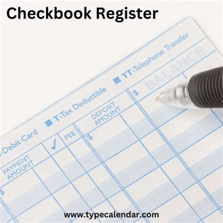 How do you maintain a cheque book register?