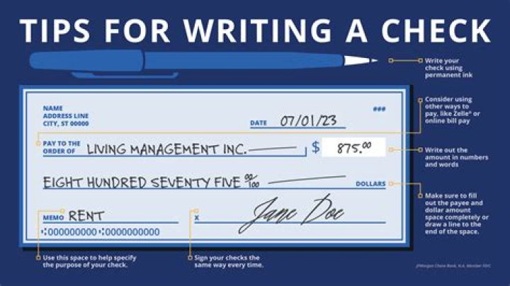 How do you write a DD check?