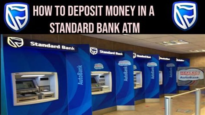 How much cash can I deposit at a Standard Bank ATM?