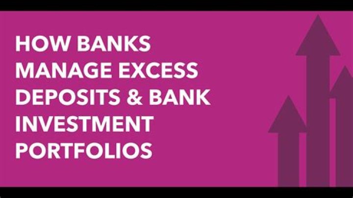 What do banks do with excess deposits?