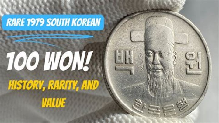 What is a 100 won coin worth?