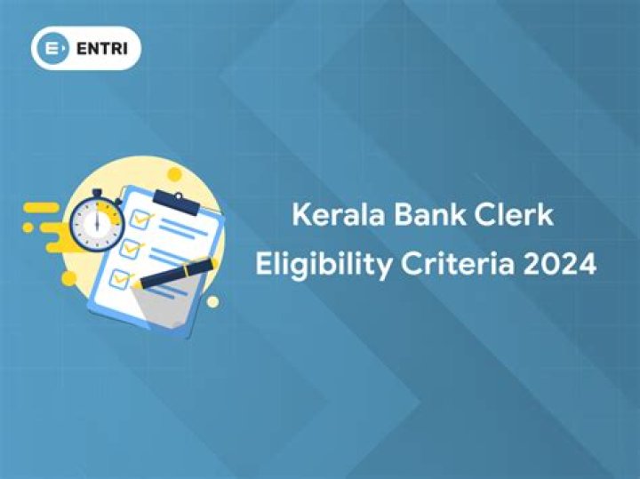 What is eligibility criteria for bank clerk?