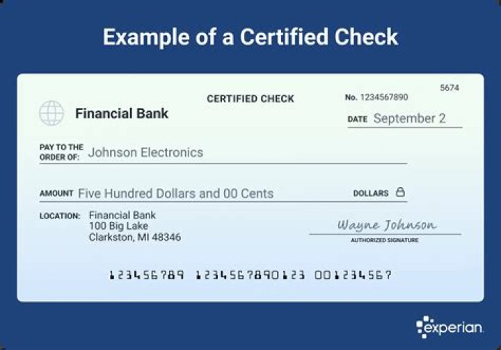 What is the maximum amount for a certified check?