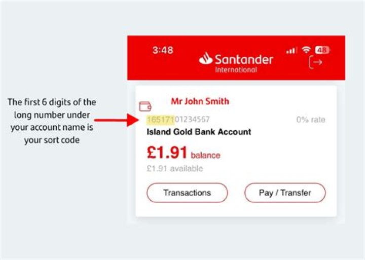 Which bank sort code is 20 05 00?